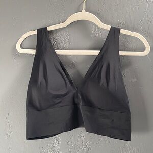 True & Co True Body Black Longline Bralette